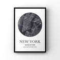 Load image into Gallery viewer, City map prints (Set of 3)
