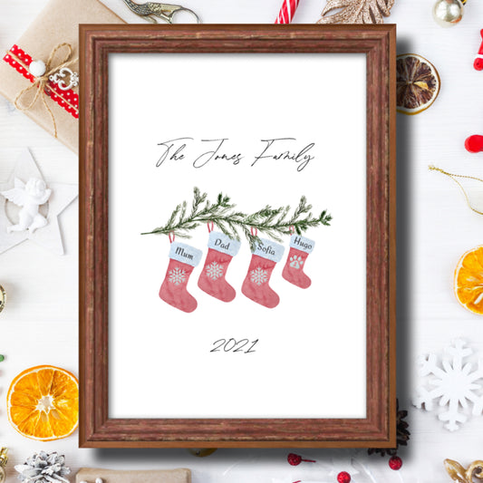 Personalised Christmas stockings 2