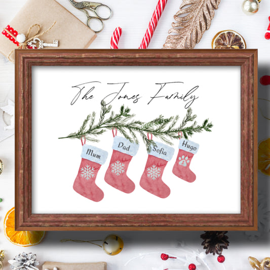 Personalised Christmas stockings 2