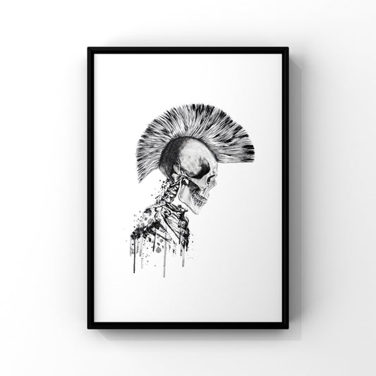 Mohawk Skull