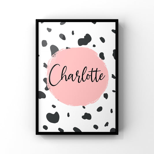 Dalmatian name print